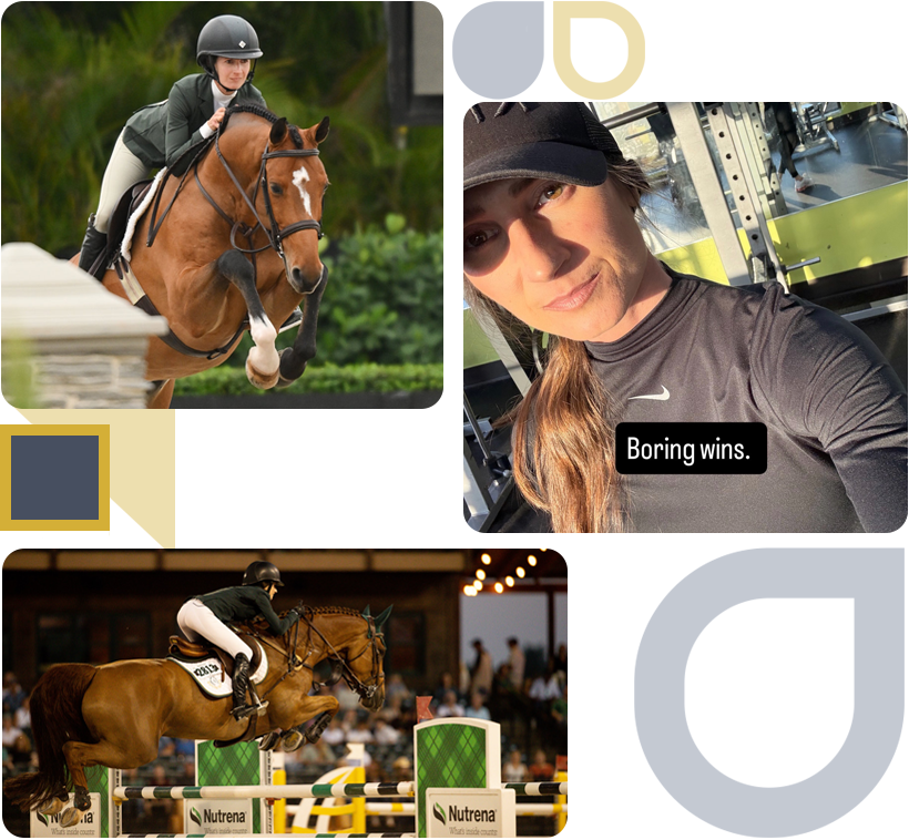 equestrian rider fitness training for balance and core strength