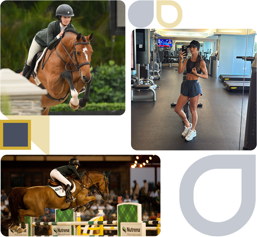 equestrian rider fitness training for balance and core strength